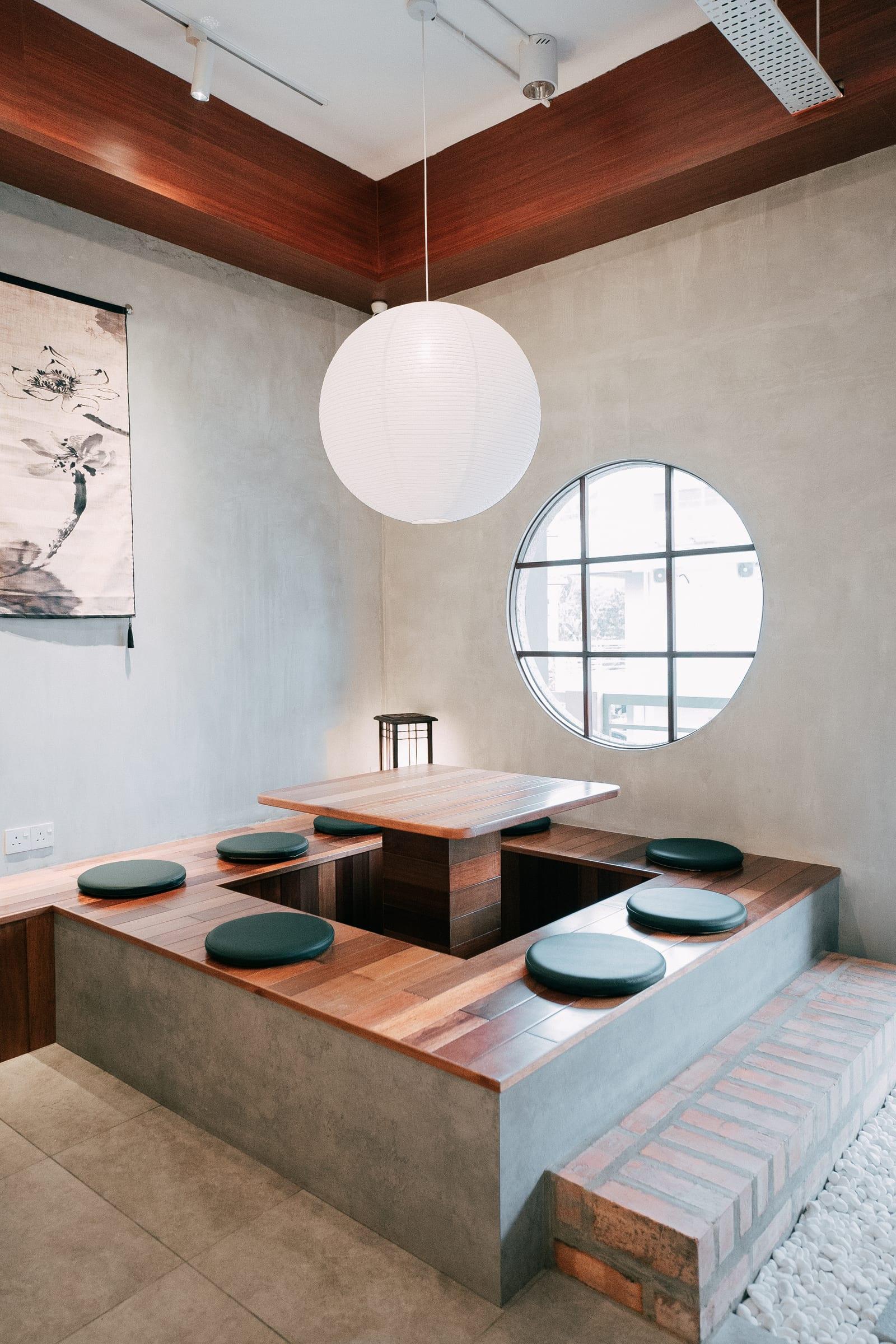 Sunken table