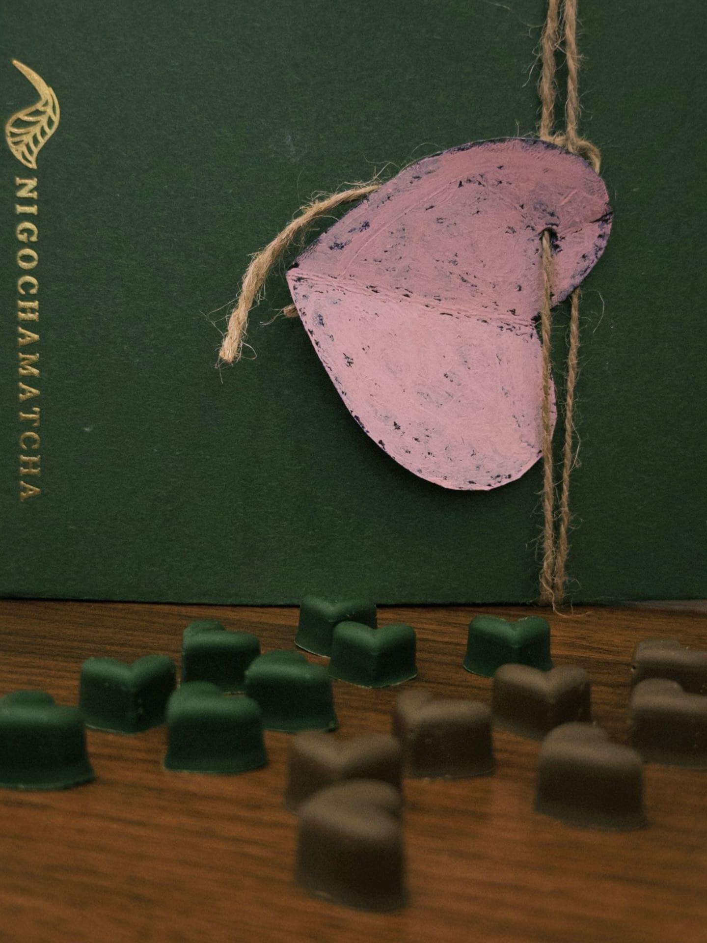 Nigocha chocolate cubes, the Valentine's edition